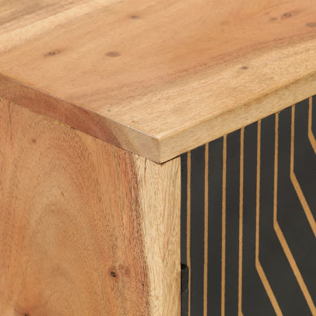 Sideboard 60X35X74 Cm Solid Wood Acacia