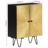 Sideboard 55X30X75 Cm Solid Wood Mango