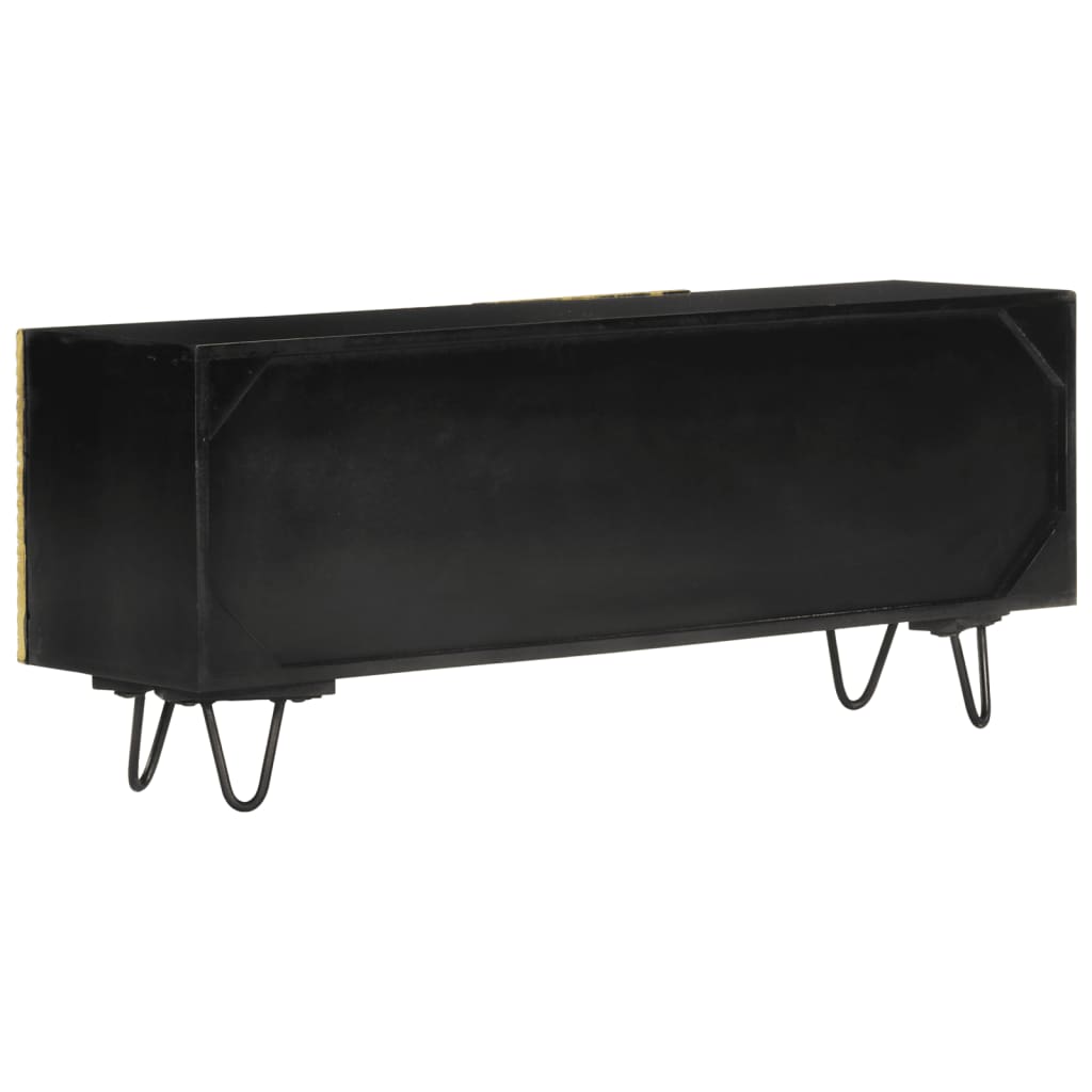 Tv Cabinet 110X30X45 Cm Solid Wood Mango