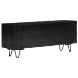 Tv Cabinet 110X30X45 Cm Solid Wood Mango