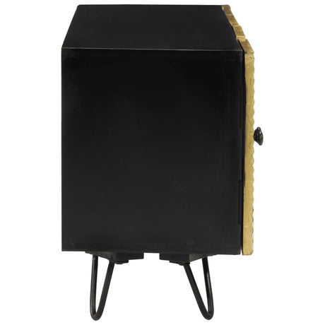 Tv Cabinet 110X30X45 Cm Solid Wood Mango