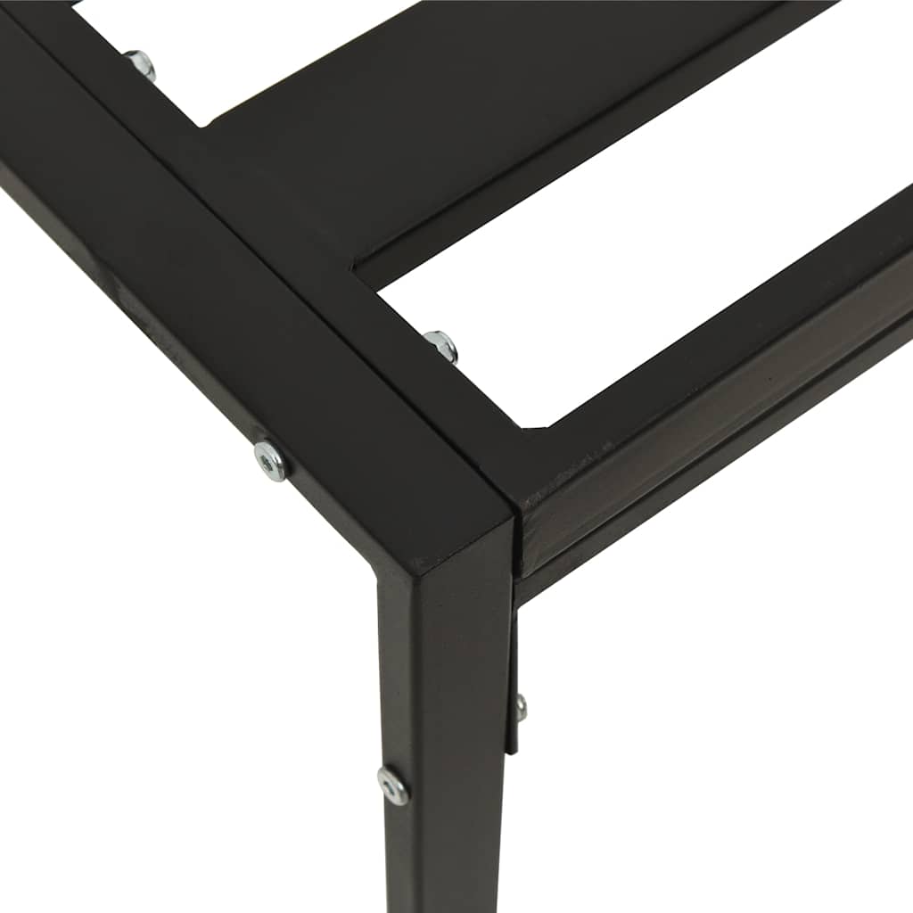Garden Coffee Table 60X60X35 Cm Steel
