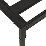 Garden Coffee Table 60X60X35 Cm Steel