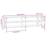 Tv Cabinet 160X40X50 Cm Engineered Wood