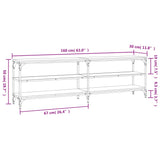 Tv Cabinet 160X30X50 Cm Engineered Wood