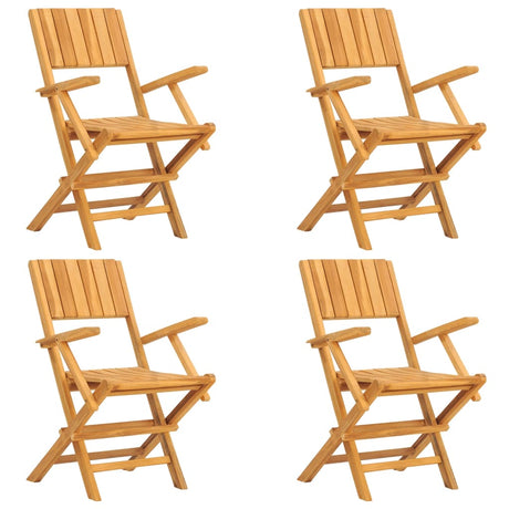 5 Piece Garden Dining Set Solid Wood Teak