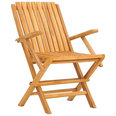 Folding Garden Chairs 4 Pcs 61X67X90 Cm Solid Wood Teak