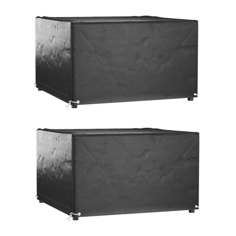 Garden Furniture Covers 2Pcs 4 Person Poly Rattan 113X113Cm