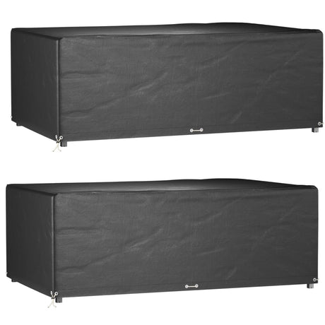 Garden Furniture Covers 2Pcs 4 Person Poly Rattan 113X113Cm