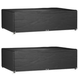 Garden Furniture Covers 2Pcs 4 Person Poly Rattan 113X113Cm