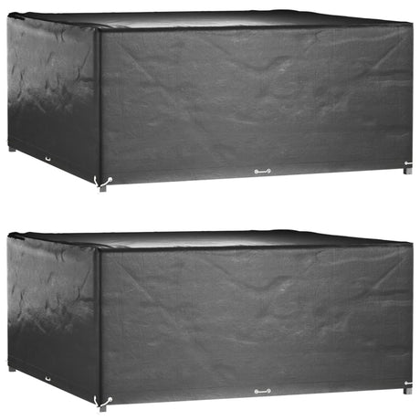Garden Furniture Covers 2Pcs 4 Person Poly Rattan 113X113Cm