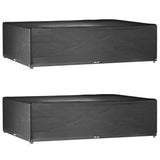 Garden Furniture Covers 2Pcs 4 Person Poly Rattan 113X113Cm