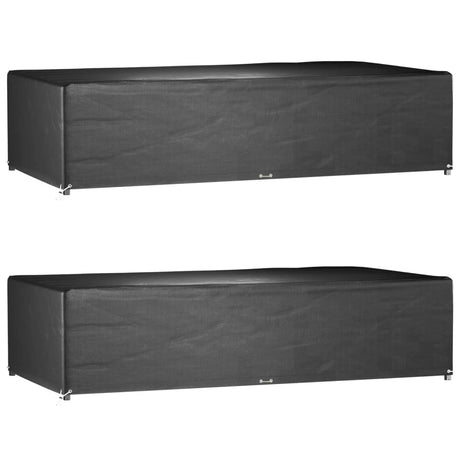 Garden Furniture Covers 2Pcs 4 Person Poly Rattan 113X113Cm