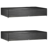 Garden Furniture Covers 2Pcs 4 Person Poly Rattan 113X113Cm