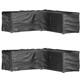 Garden Furniture Cover L-Shaped 12 Eyelets 250X90X90 Cm