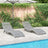 Sun Loungers 2 Pcs Solid Wood Acacia