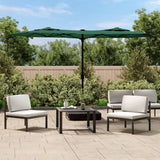 Double-Head Garden Parasol With Leds 316X240 Cm