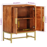 Sideboard 60X35X75 Cm Solid Wood Acacia