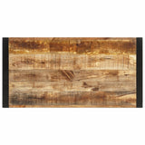 Bar Table 110x55x110 cm Solid Rough Wood Mango