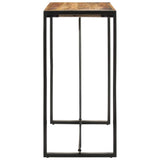 Bar Table 110x55x110 cm Solid Rough Wood Mango