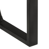 Bar Table 110x55x110 cm Solid Rough Wood Mango