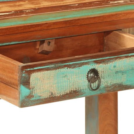 Console Table 110X30X75 Cm Solid Wood Reclaimed