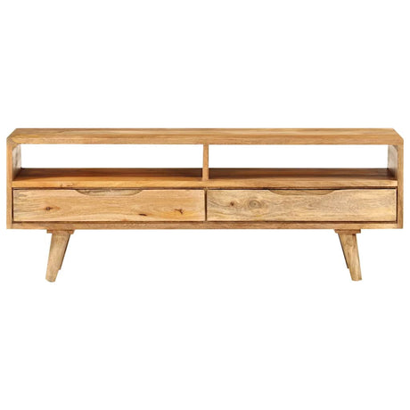 Tv Cabinet 110X30X41 Cm Solid Wood Mango