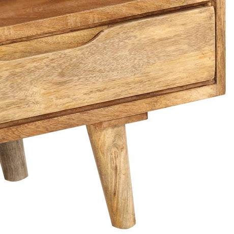 Tv Cabinet 110X30X41 Cm Solid Wood Mango