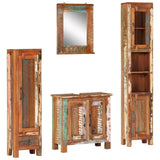 Vanity Cabinet With Mirror And 2 Side Cabinets