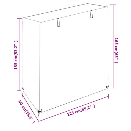 Swing Bench Cover 8 Eyelets Polyethylene