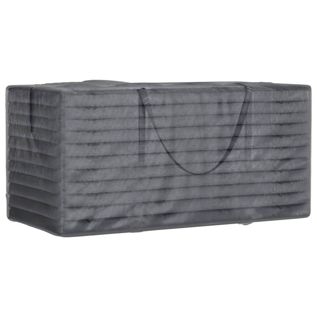 Garden Cushion Storage Bag Black Polyethylene