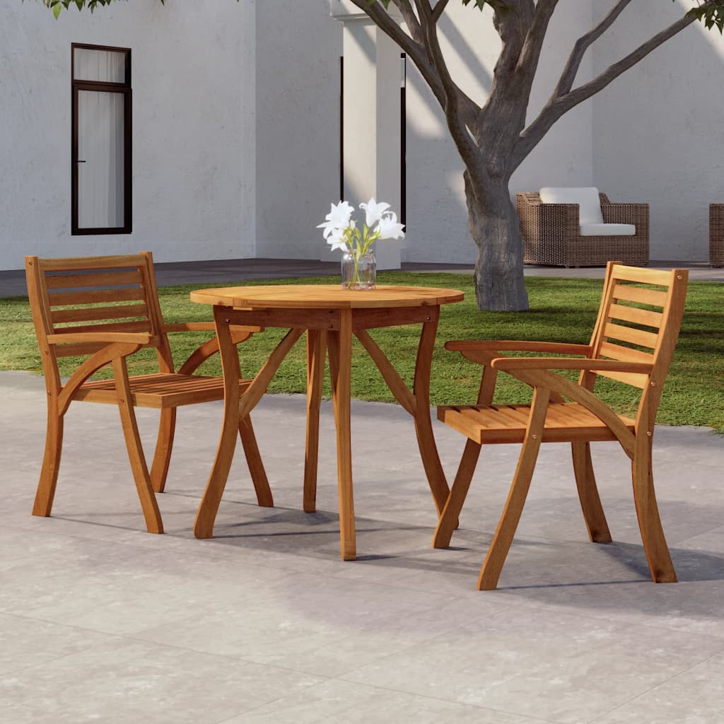 Garden Table Solid Wood Acacia