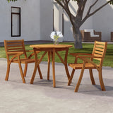 Garden Table Solid Wood Acacia
