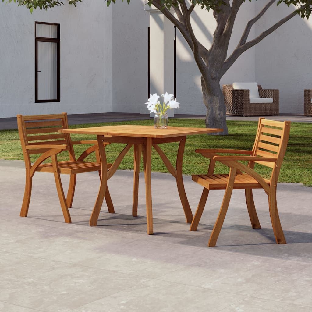 Garden Table Solid Wood Acacia