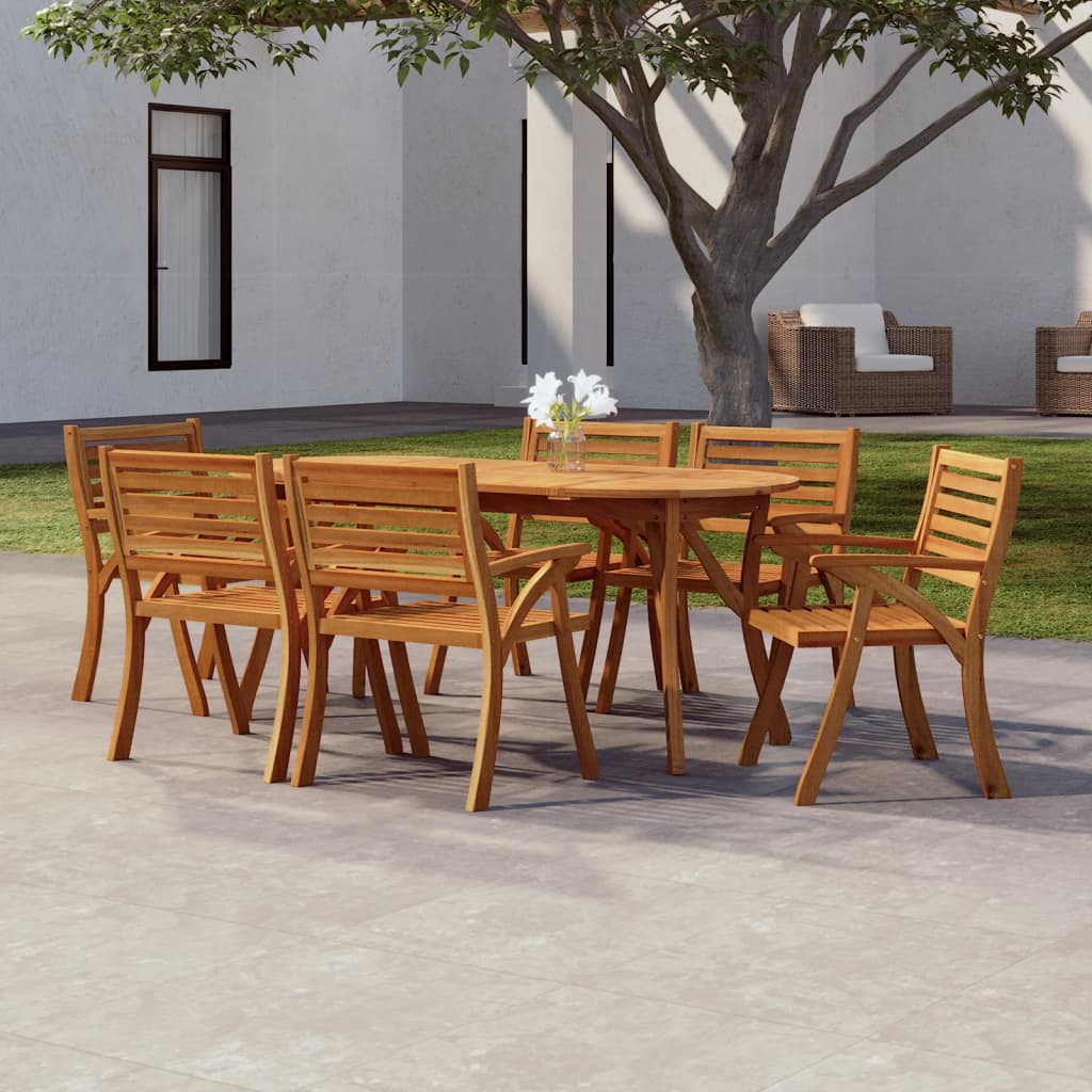 Garden Table Solid Wood Acacia