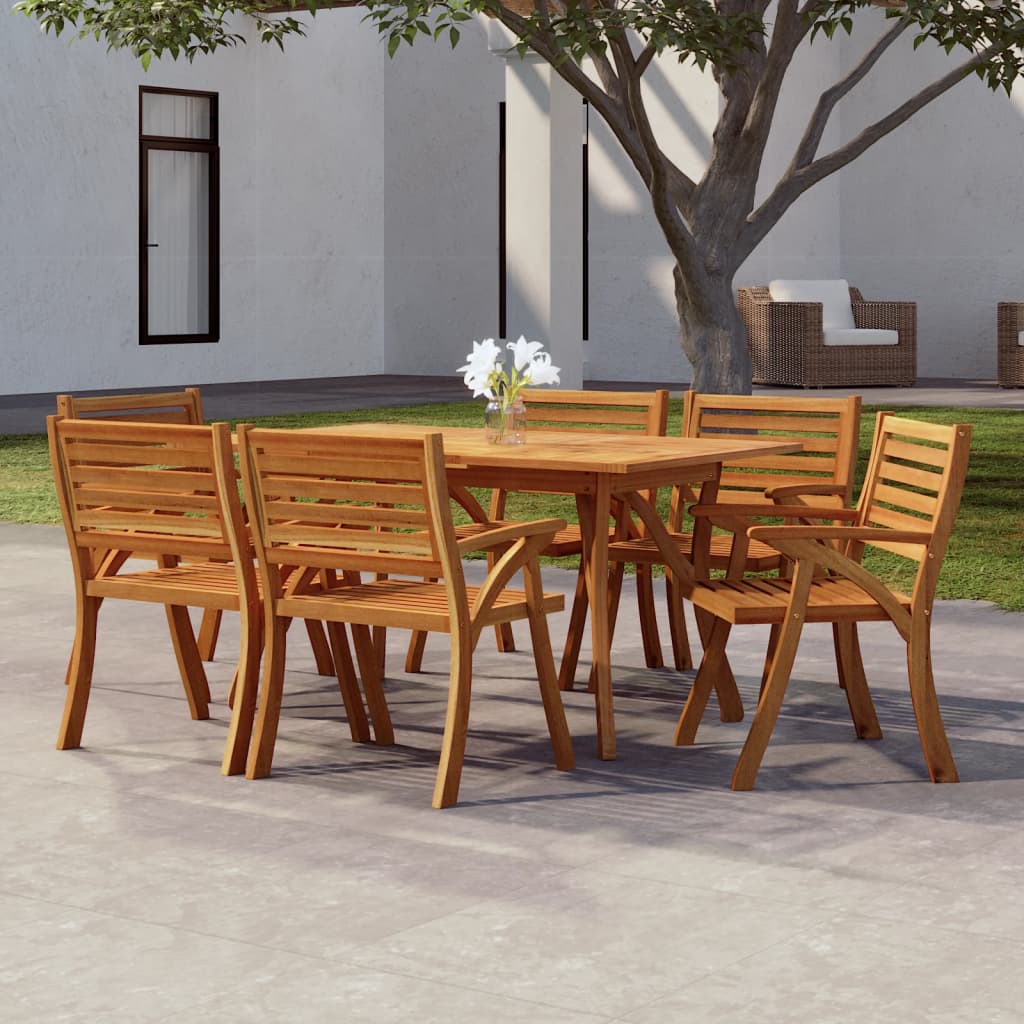 Garden Table Solid Wood Acacia