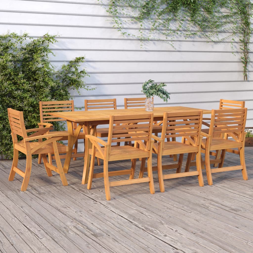 Garden Table Solid Wood Acacia
