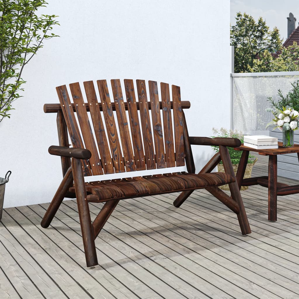 Coffee 90X50X41 Cm Solid Wood Spruce