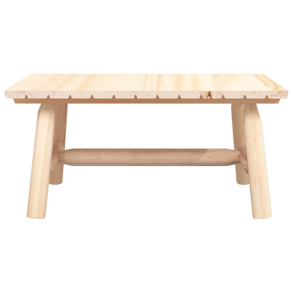 Coffee 90X50X41 Cm Solid Wood Spruce