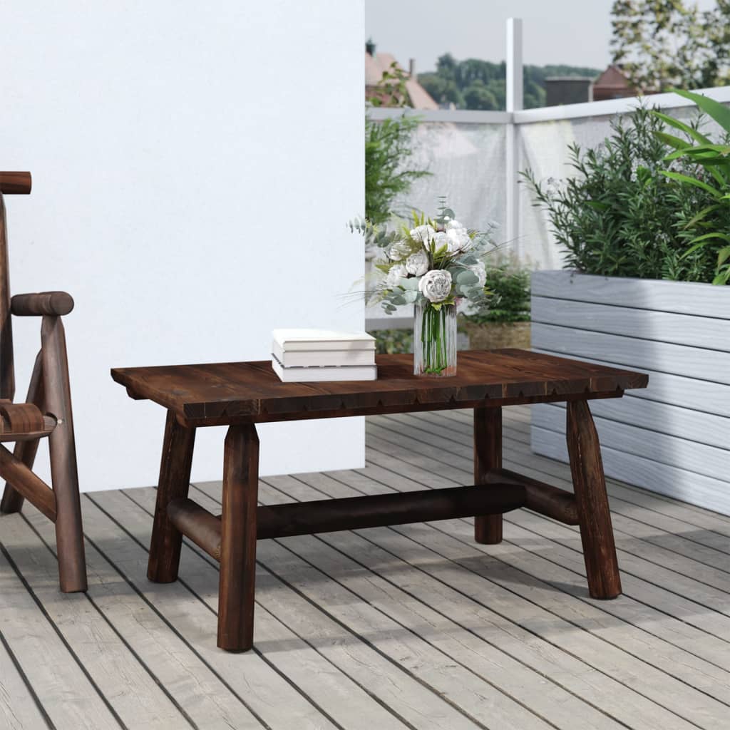 Coffee 90X50X41 Cm Solid Wood Spruce