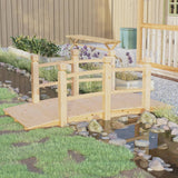 Garden Bridge 150X67X56Cm Solid Wood Spruce