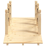 Garden Bridge 150X67X56Cm Solid Wood Spruce