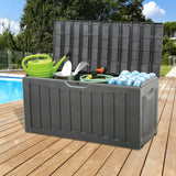Storage Box Black 118X53X57 Cm Polypropylene