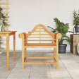 Garden Chairs 2 Pcs 91X62X94 Cm Solid Wood Teak