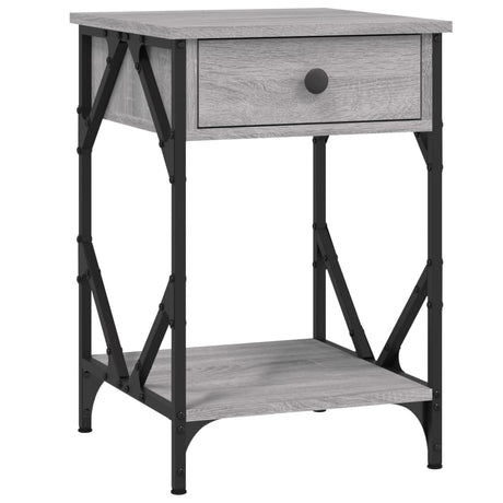 Bedside Cabinet 40X42X60 Cm Engineered Wood