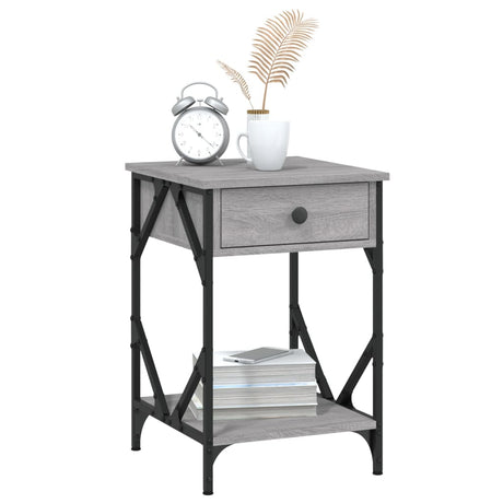 Bedside Cabinet 40X42X60 Cm Engineered Wood