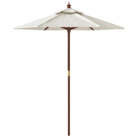Garden Parasol With Wooden Pole 196X231 Cm