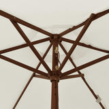 Garden Parasol With Wooden Pole 196X231 Cm