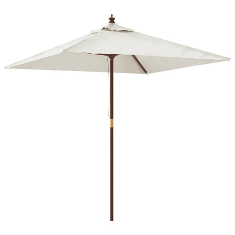 Garden Parasol With Wooden Pole 198X198X231 Cm