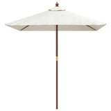 Garden Parasol With Wooden Pole 198X198X231 Cm